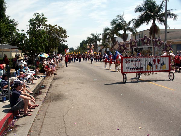 Pacific Palisades Parade competition zone